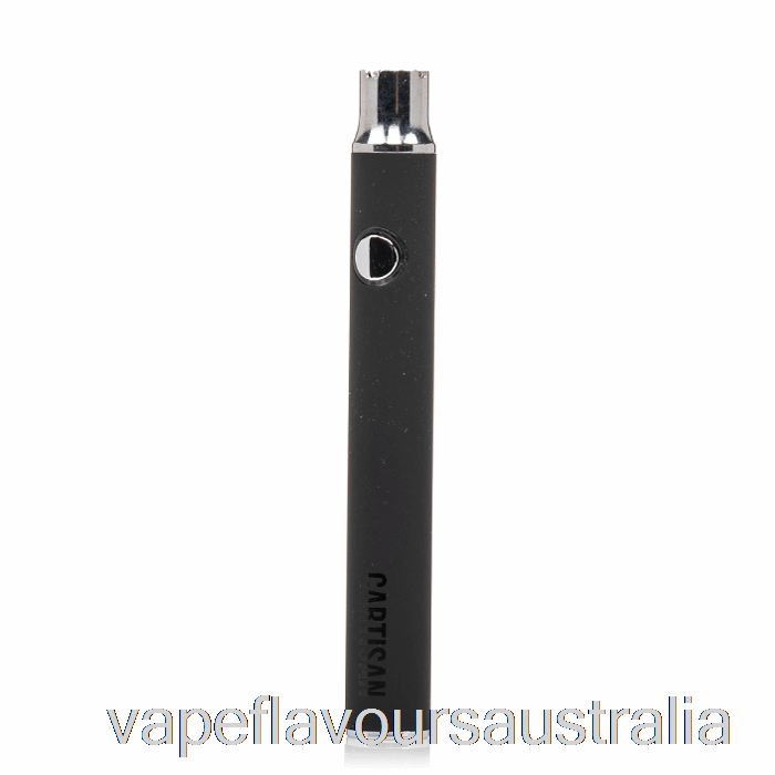 Vape Australia Cartisan Button VV 350 510 Battery Black